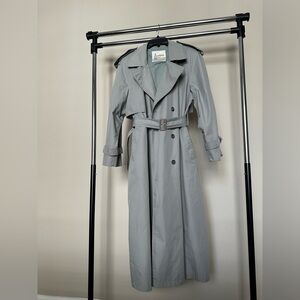 London Fog Gray Trench Coat